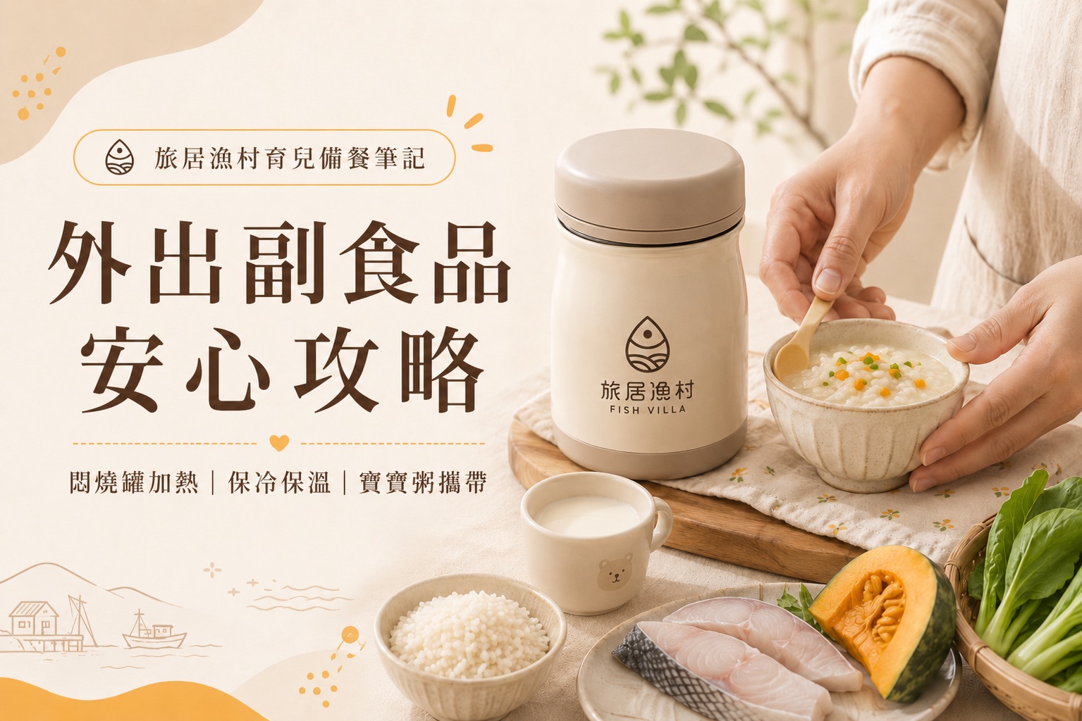 外出攜帶寶寶副食品全攻略:悶燒罐加熱、保溫與注意事項 外出攜帶寶寶副食品全攻略:悶燒罐加熱、保溫與注意事項